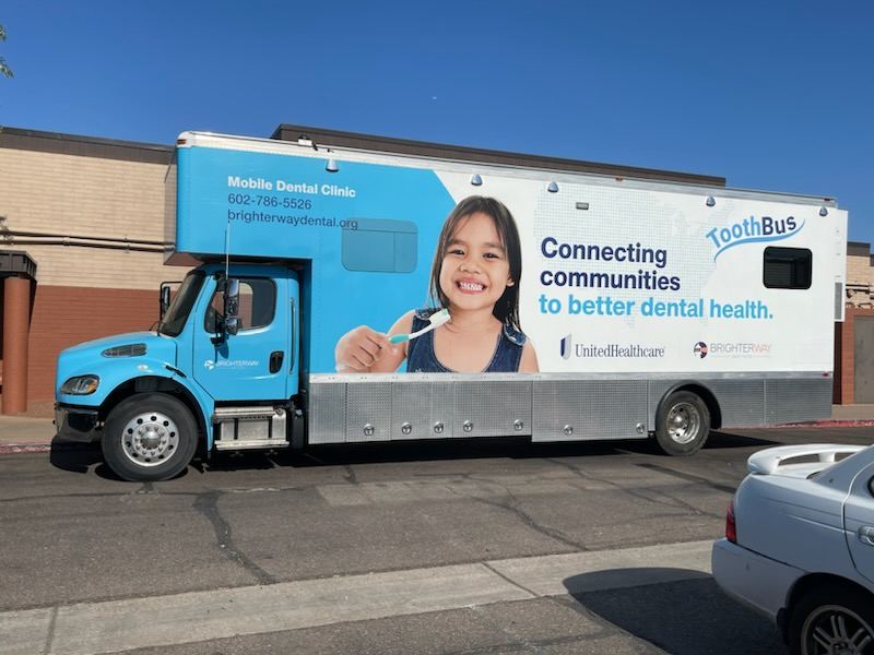 Brighter Way Tooth Bus mobile dental center