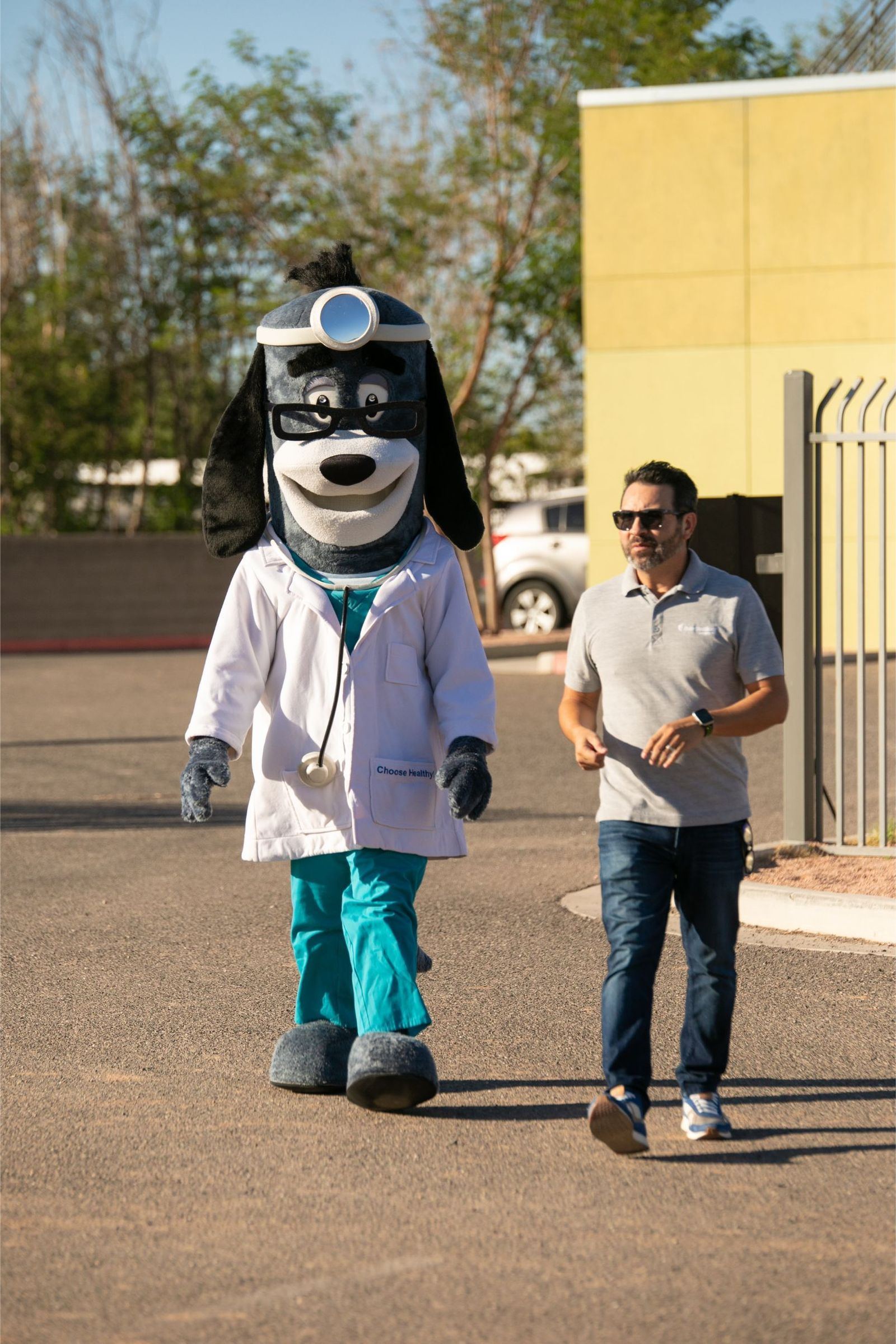 Tooth Bus naming celebration photograph 2