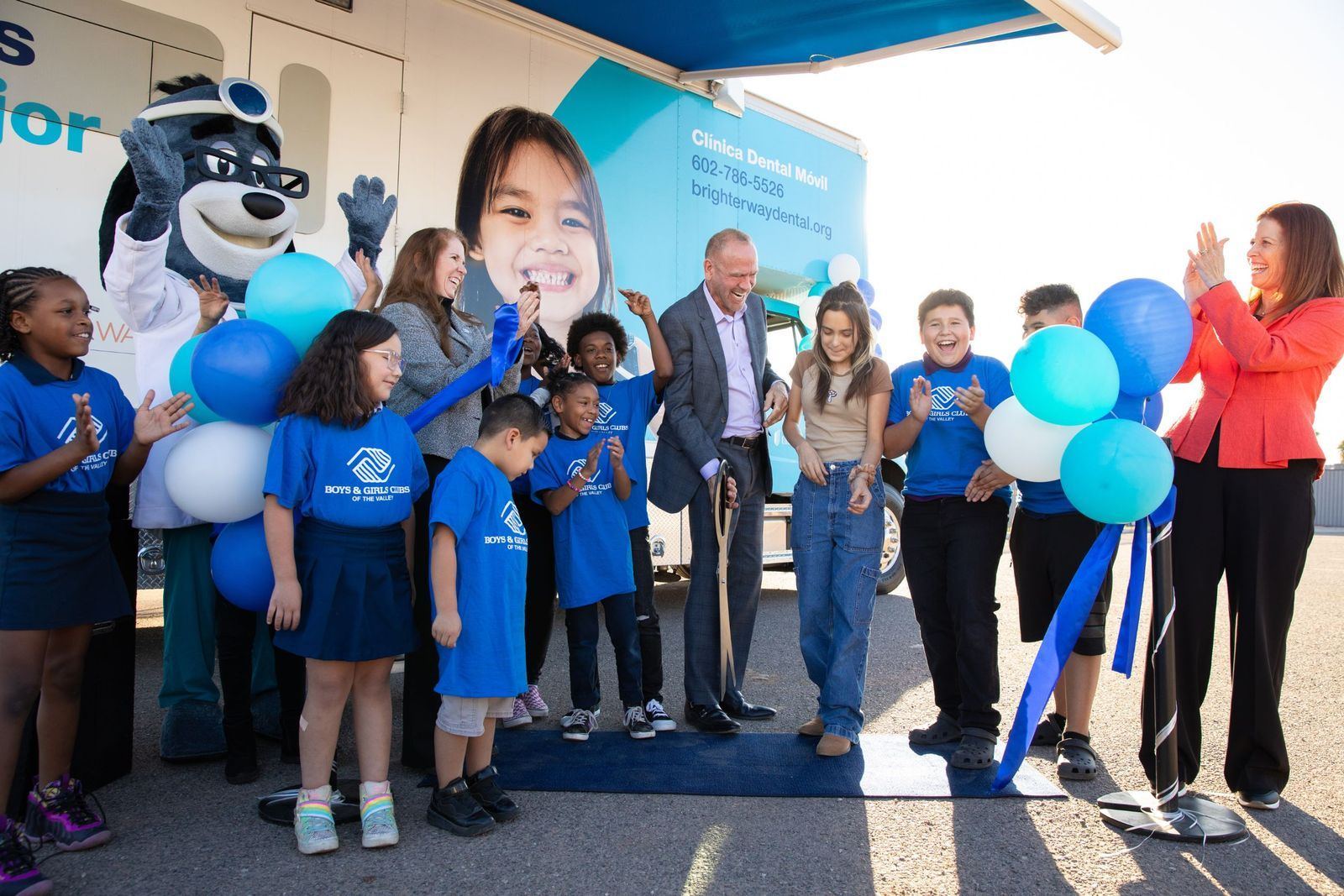 Tooth Bus naming celebration photograph 17